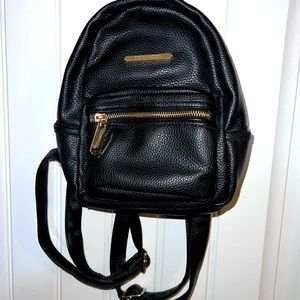 Steve Madden faux leather mini backpack